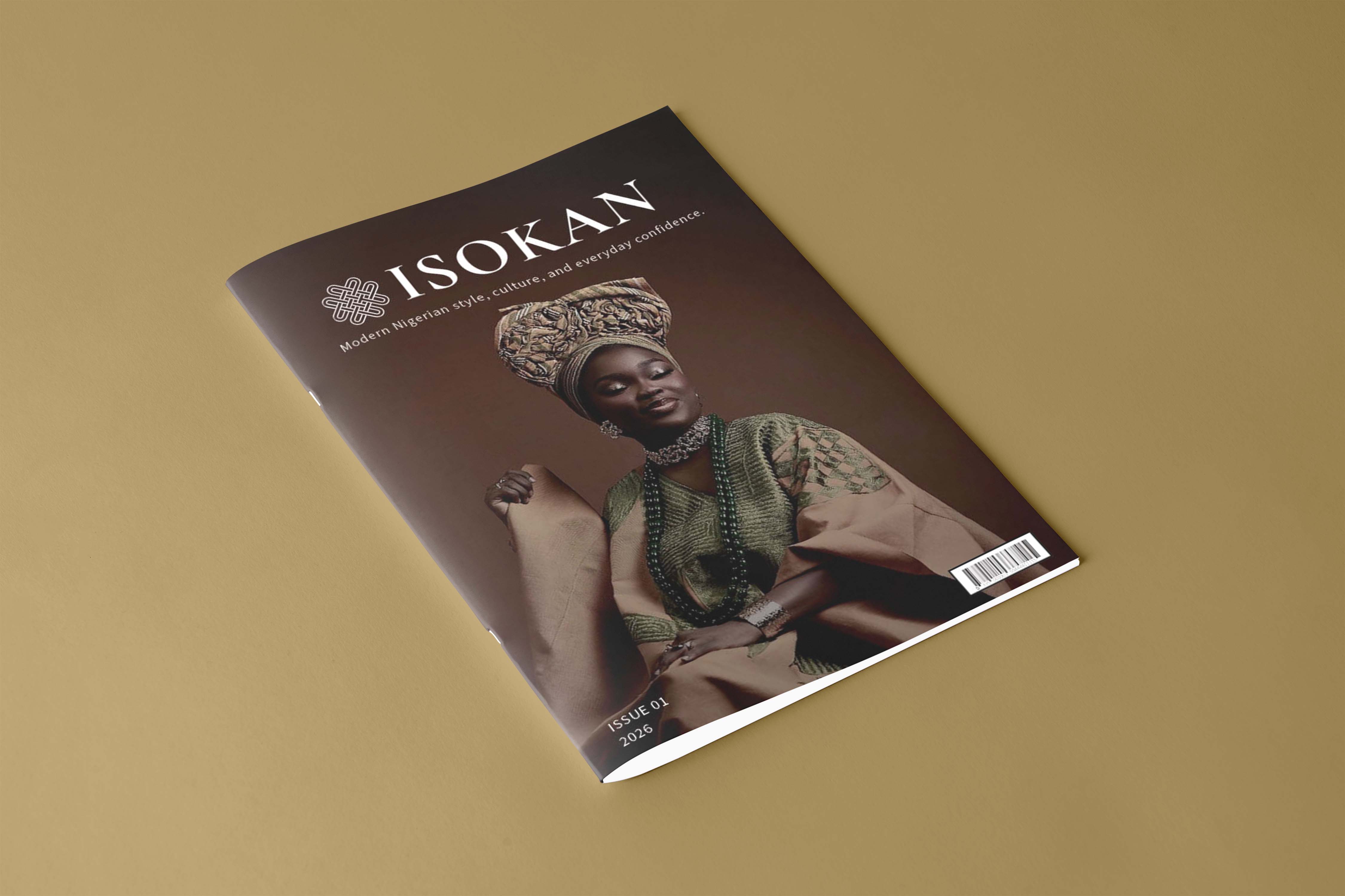 Isokan zine cover mockup
