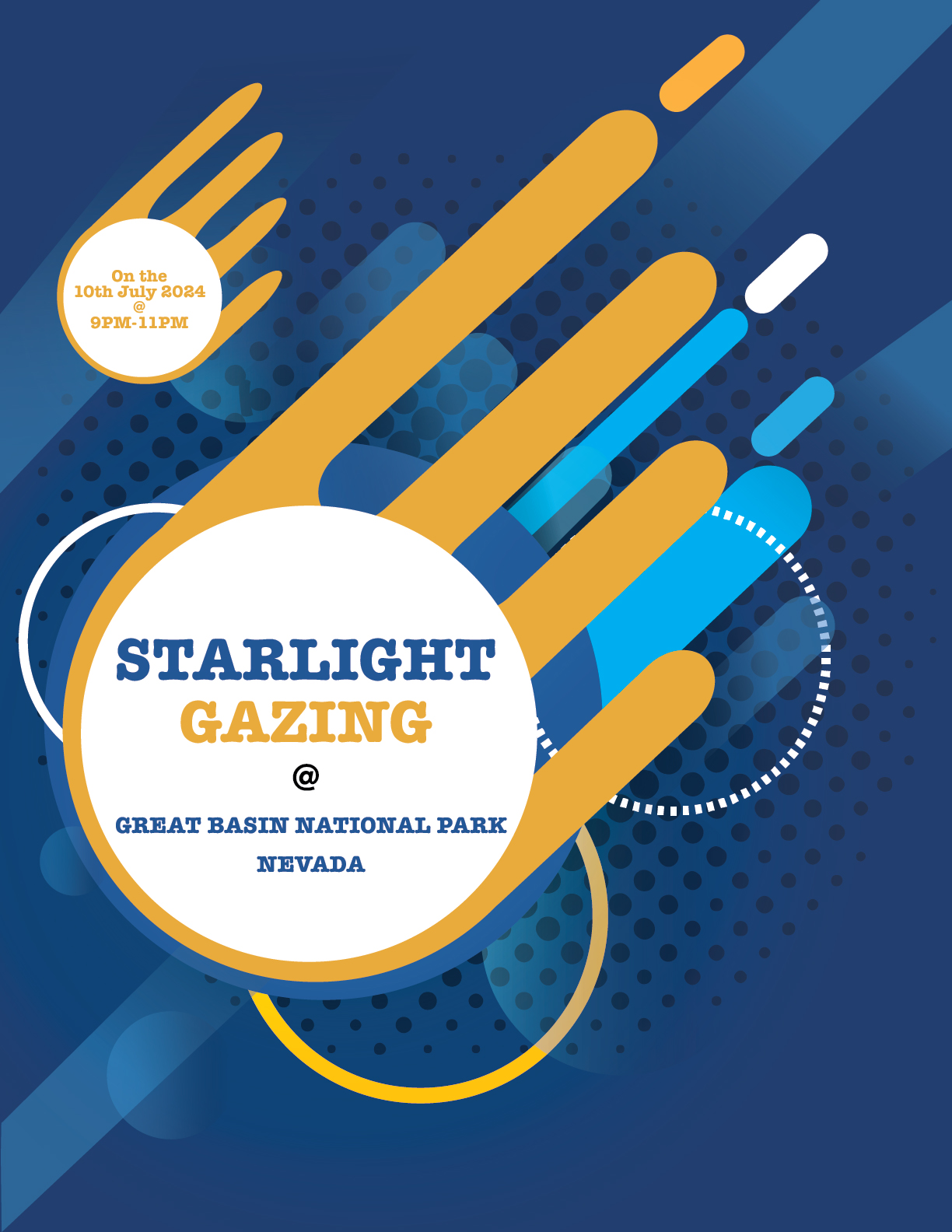 Starlight Gazing poster design