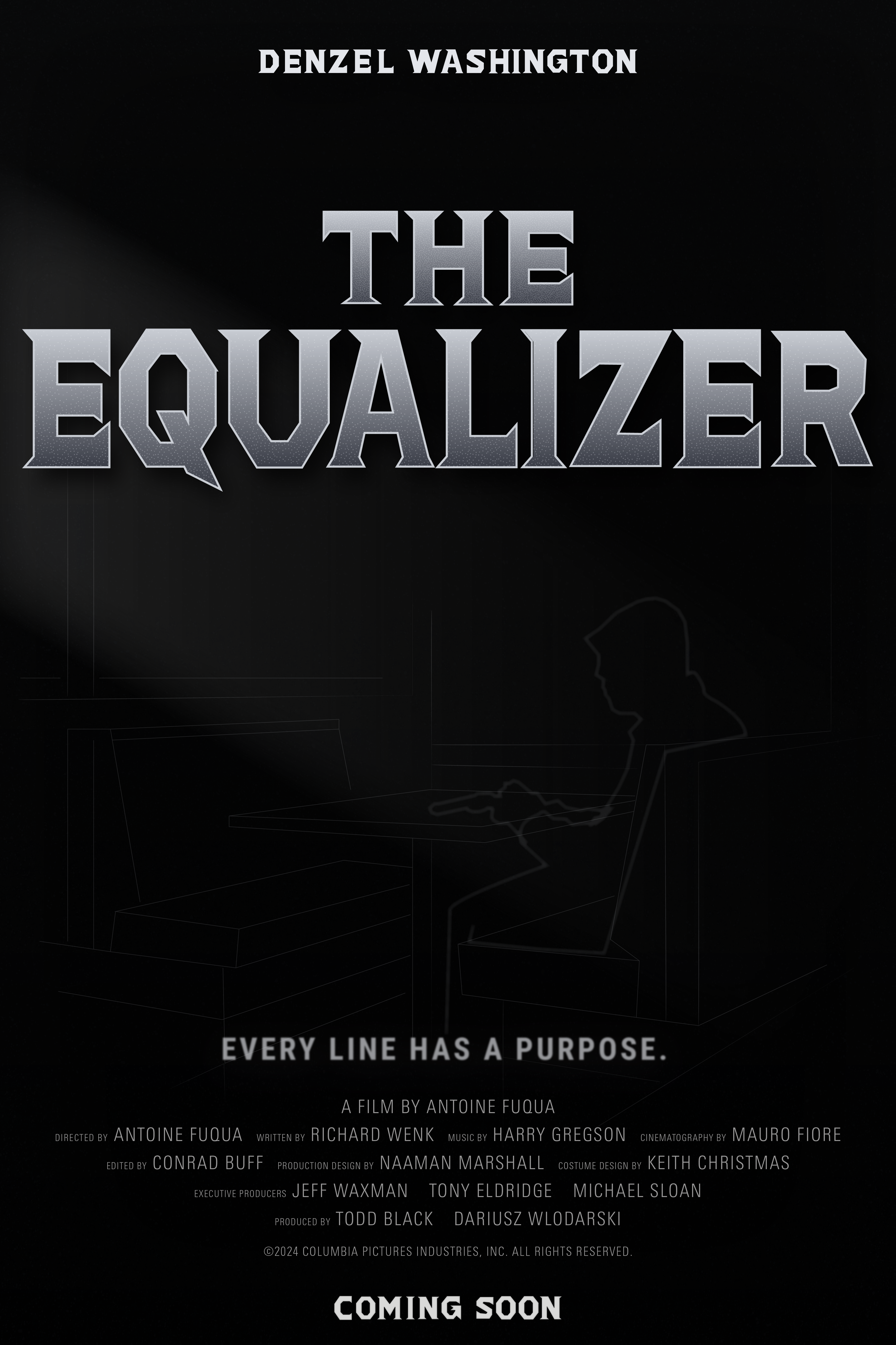 The Equalizer final typographic poster